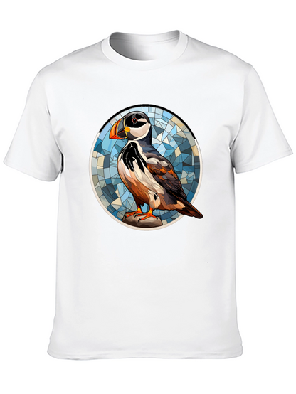 Puffin Art T-Shirt - Unique Bird Design