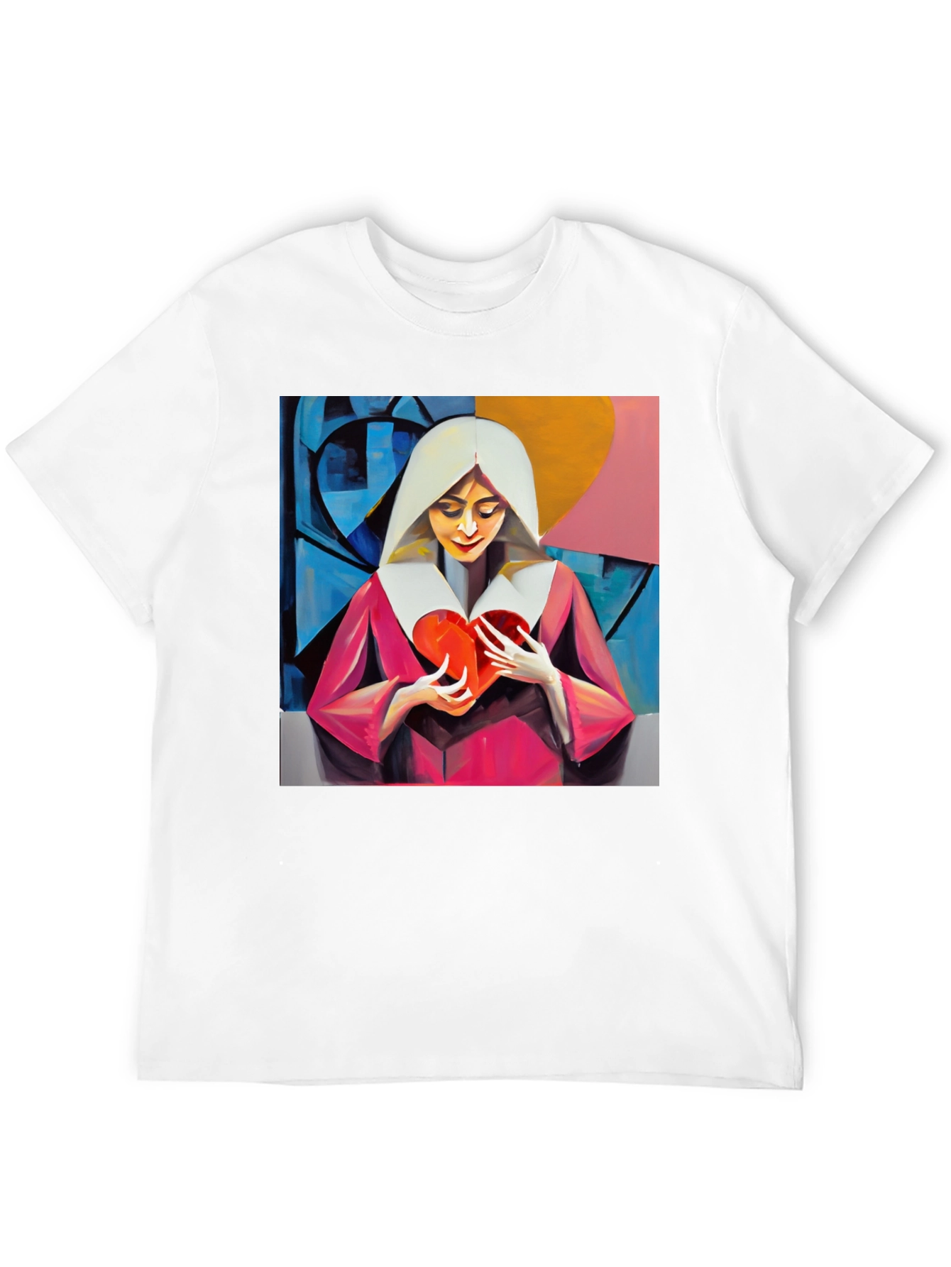 Heartfelt Artistic Graphic Tee - Modern Art T-Shirt