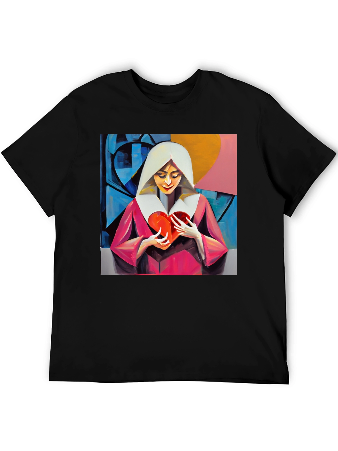 Heartfelt Artistic Graphic Tee - Modern Art T-Shirt