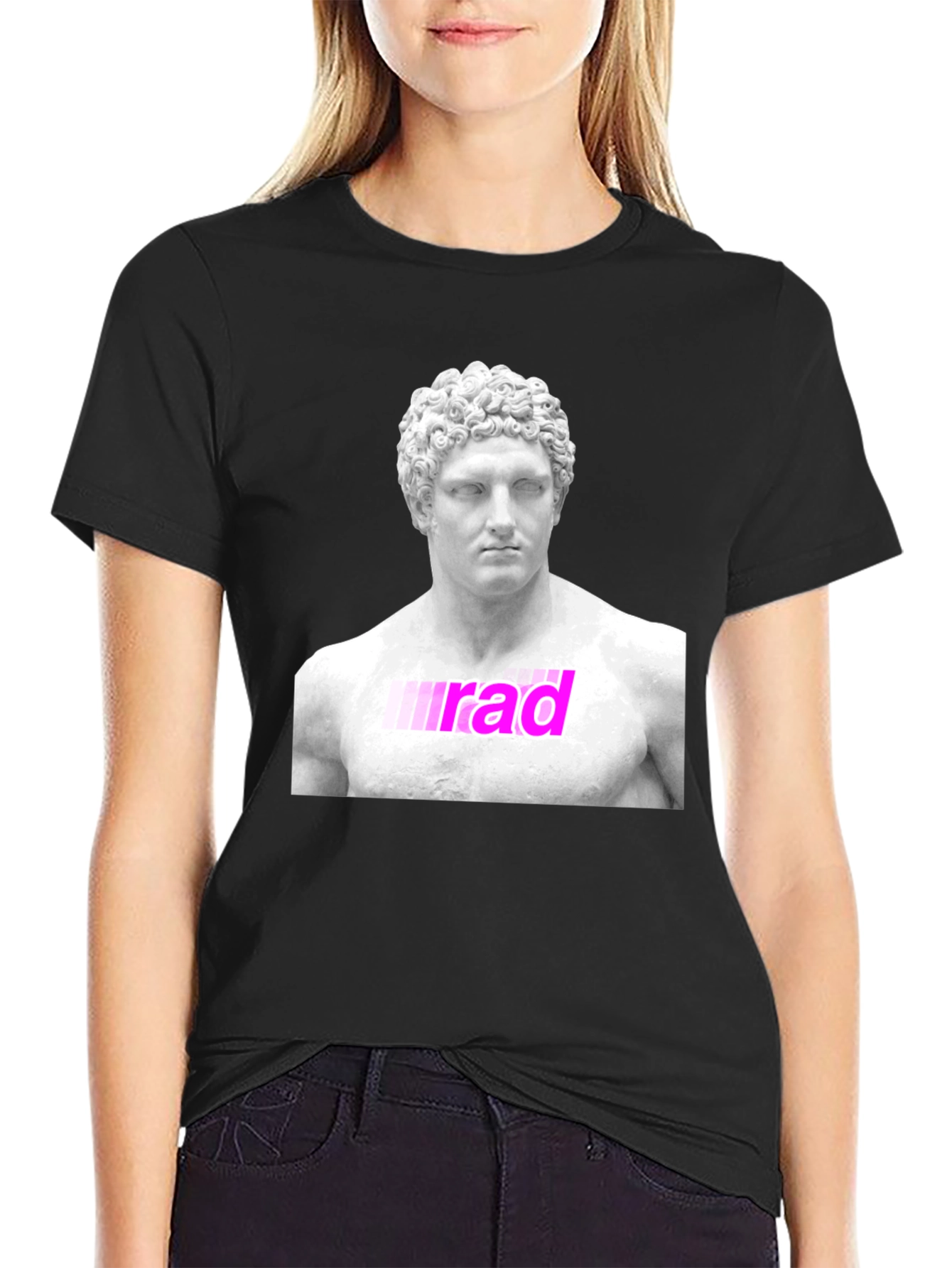 Rad Statue Graphic T-Shirt