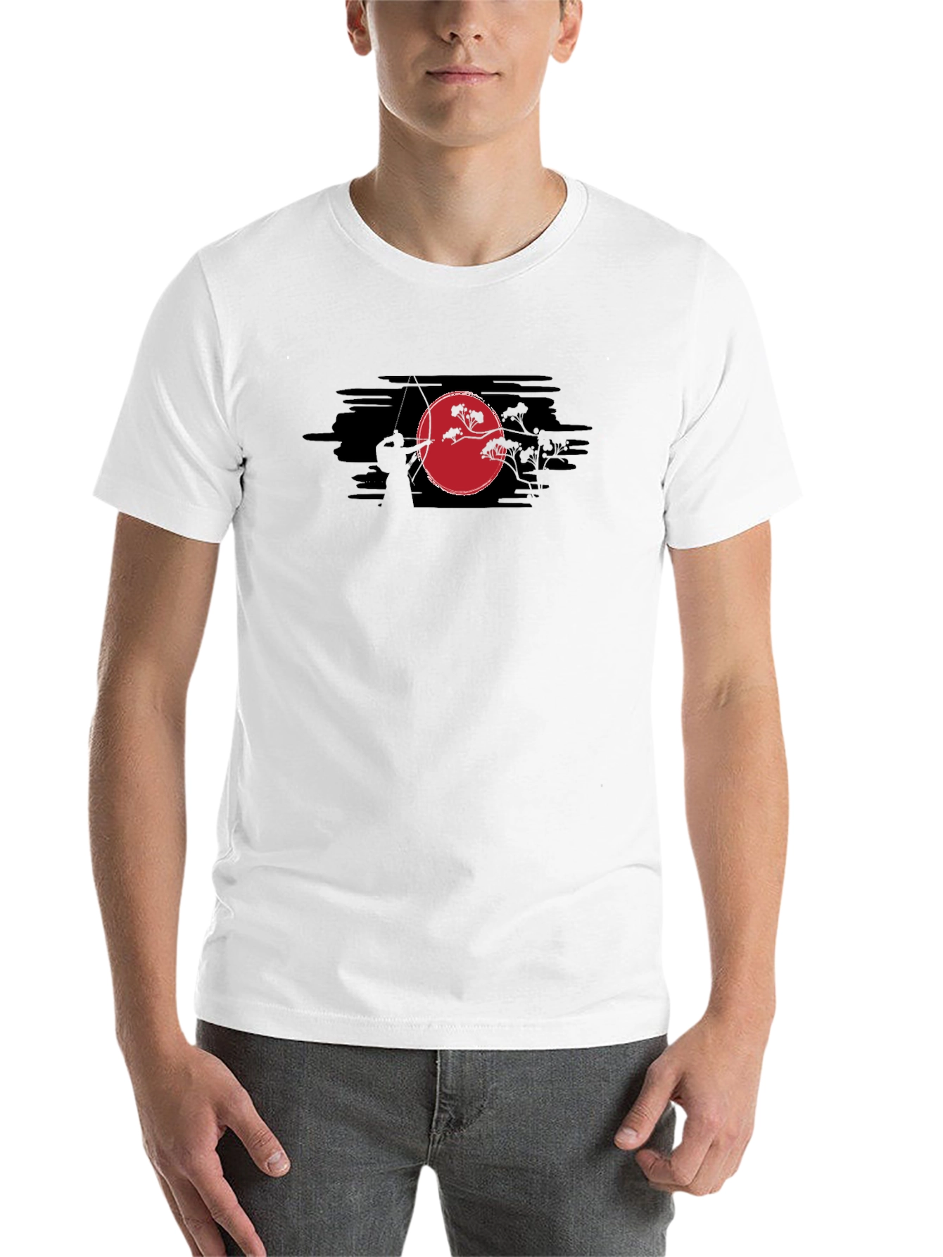 Samurai Archer T-Shirt - Mens Black Graphic Tee