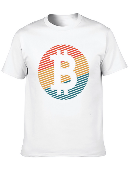 Bitcoin Retro Graphic Tee - Classic Crypto Style