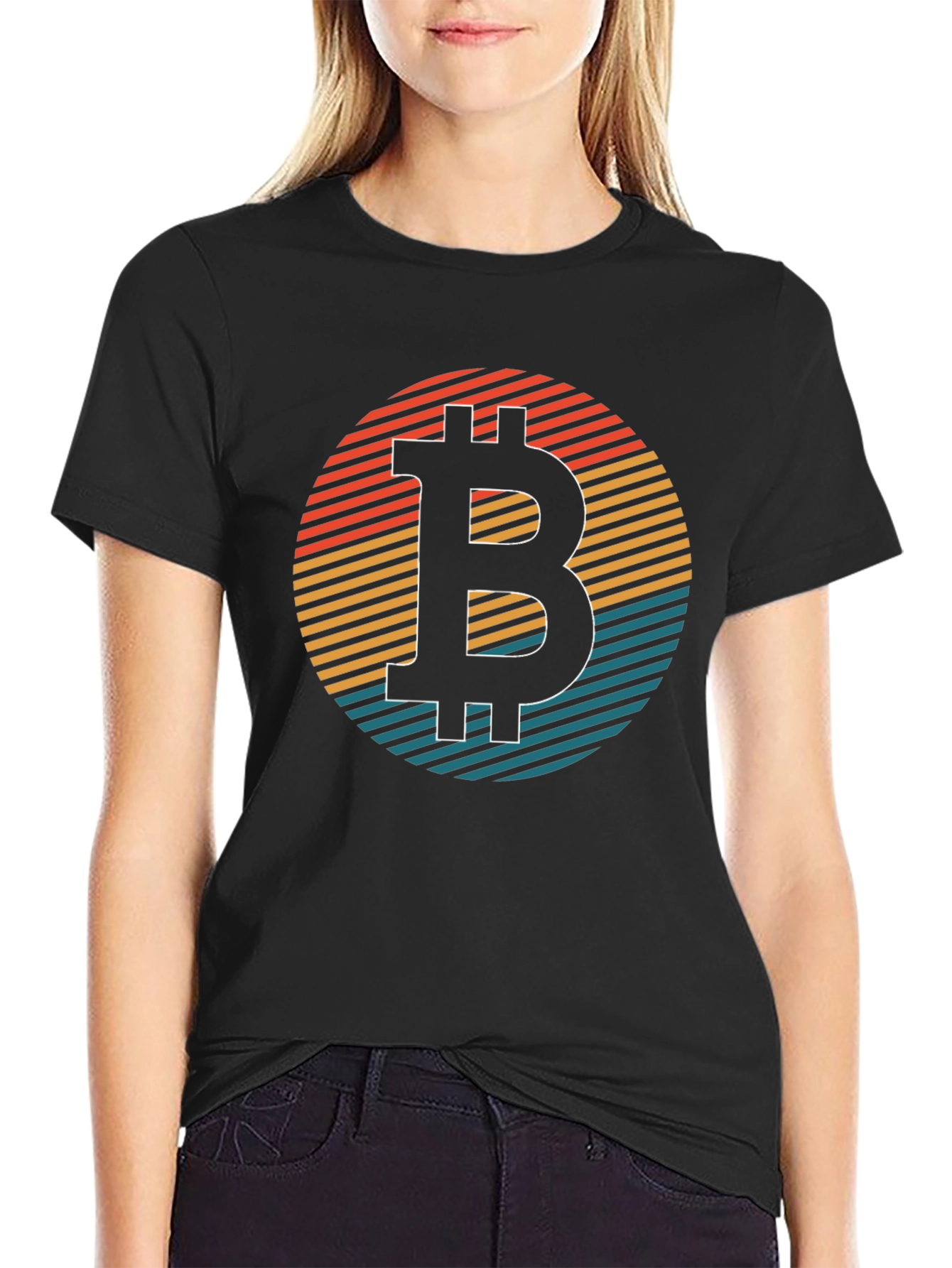 Bitcoin Retro Graphic Tee - Classic Crypto Style