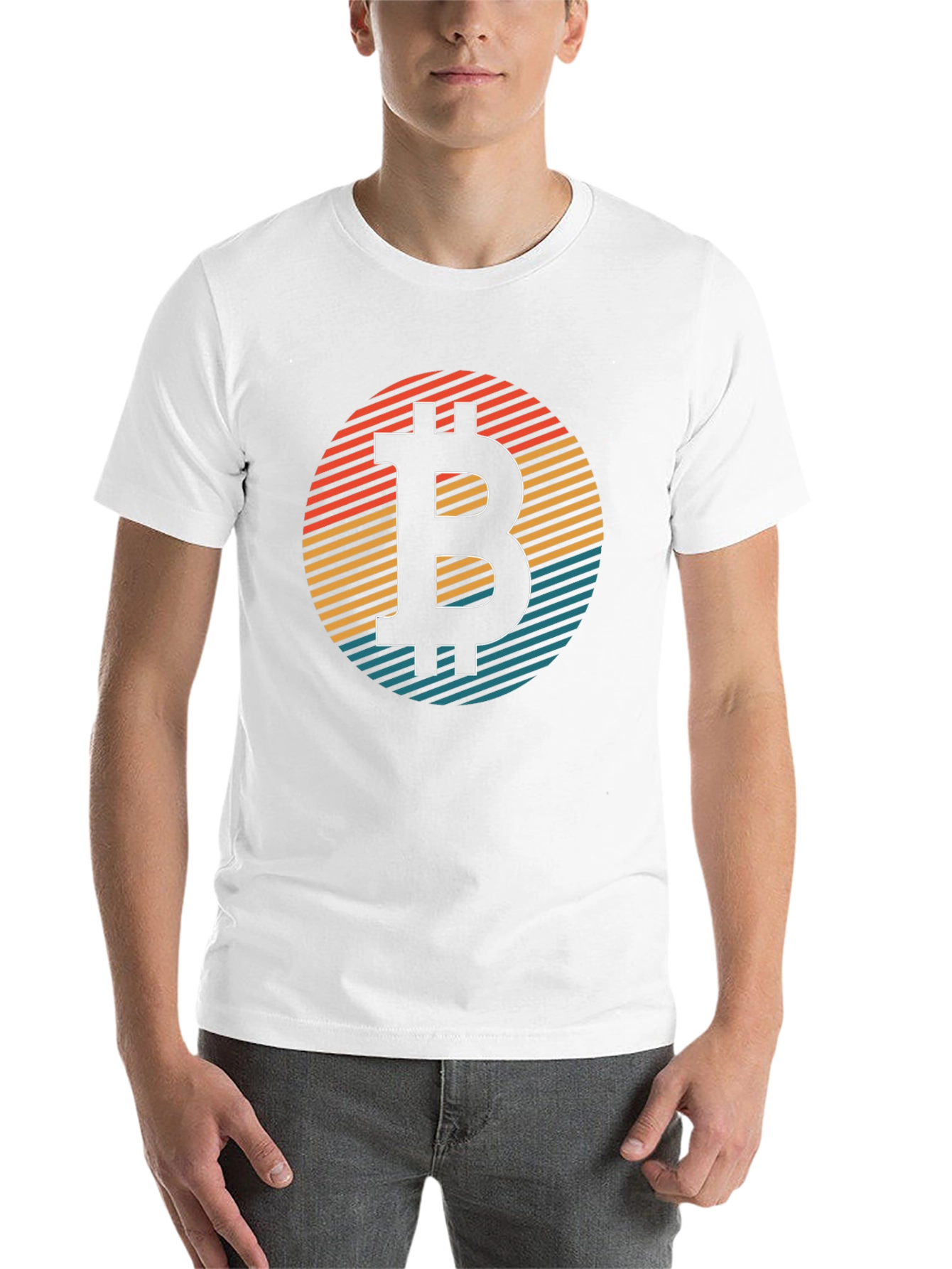 Bitcoin Retro Graphic Tee - Classic Crypto Style