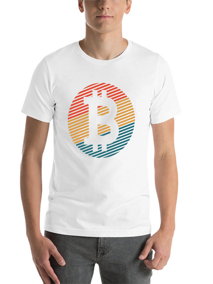 Bitcoin Retro Graphic Tee - Classic Crypto Style