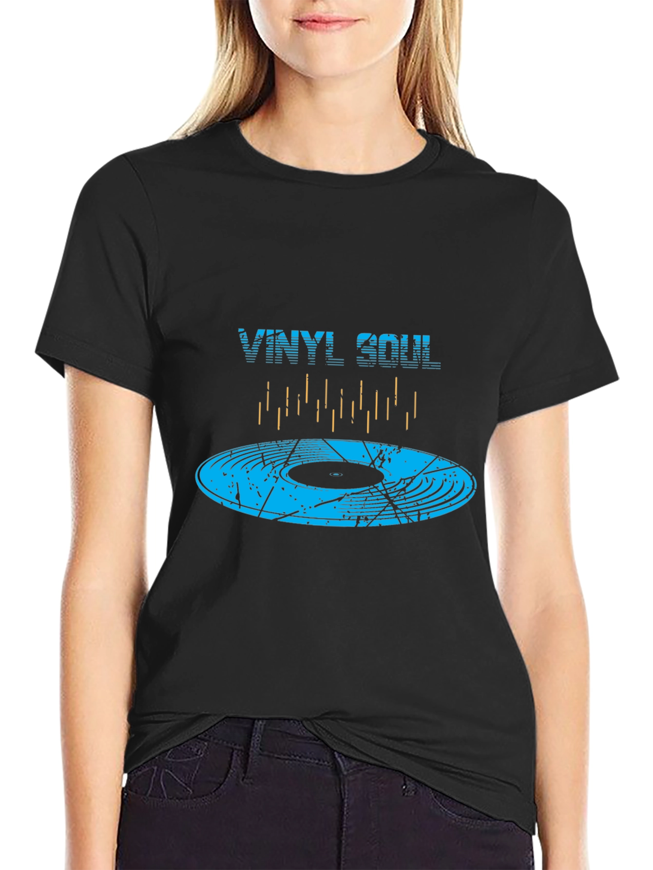 Vinyl Soul Graphic Tee - Music Lover T-Shirt