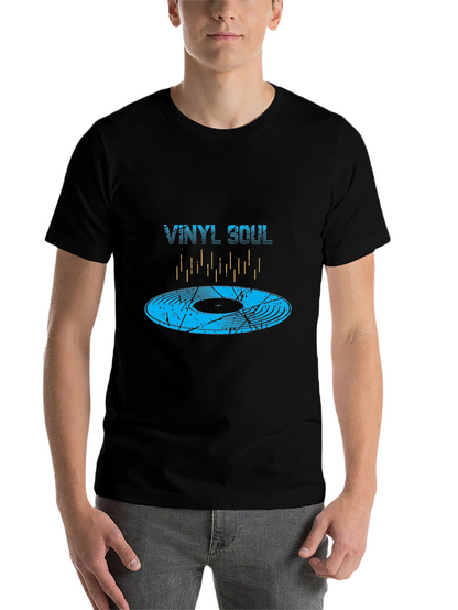 Vinyl Soul Graphic Tee - Music Lover T-Shirt