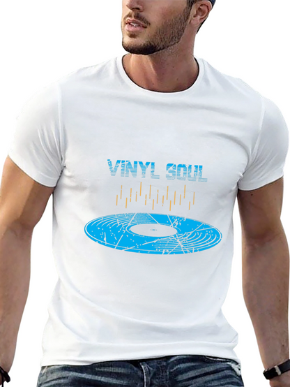 Vinyl Soul Graphic Tee - Music Lover T-Shirt