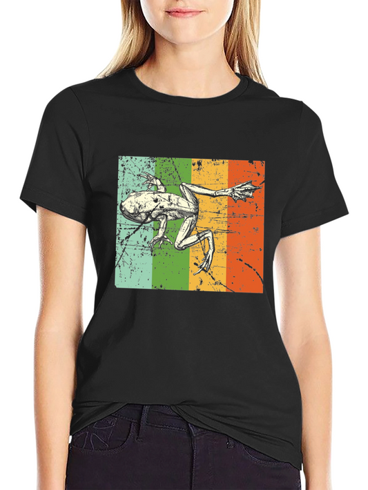 Retro Frog T-Shirt - Vintage Amphibian Graphic Tee