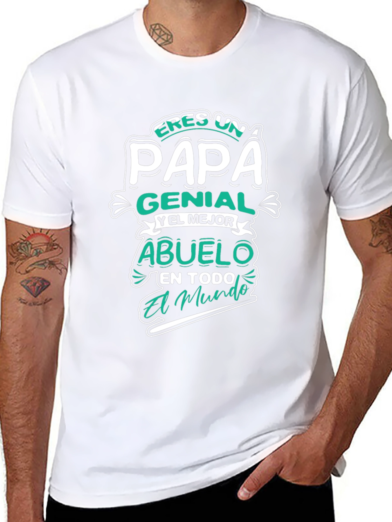 Eres Un Papa Genial T-Shirt - Fathers Day Gift