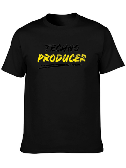 Techno Producer Black T-Shirt
