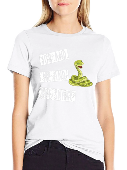 You and Me and the Snake Graphic Tee
