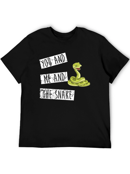 You and Me and the Snake Graphic Tee