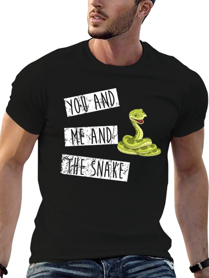 You and Me and the Snake Graphic Tee
