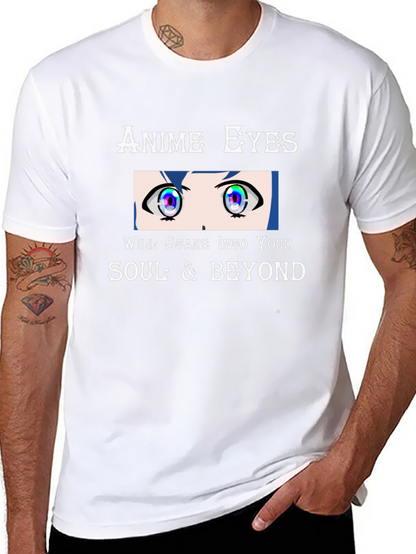 Anime Eyes Stare T-Shirt - Unique Graphic Tee