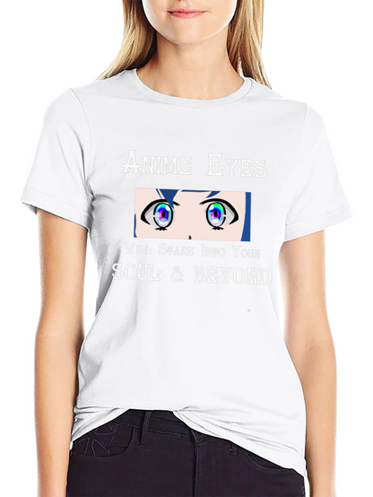 Anime Eyes Stare T-Shirt - Unique Graphic Tee