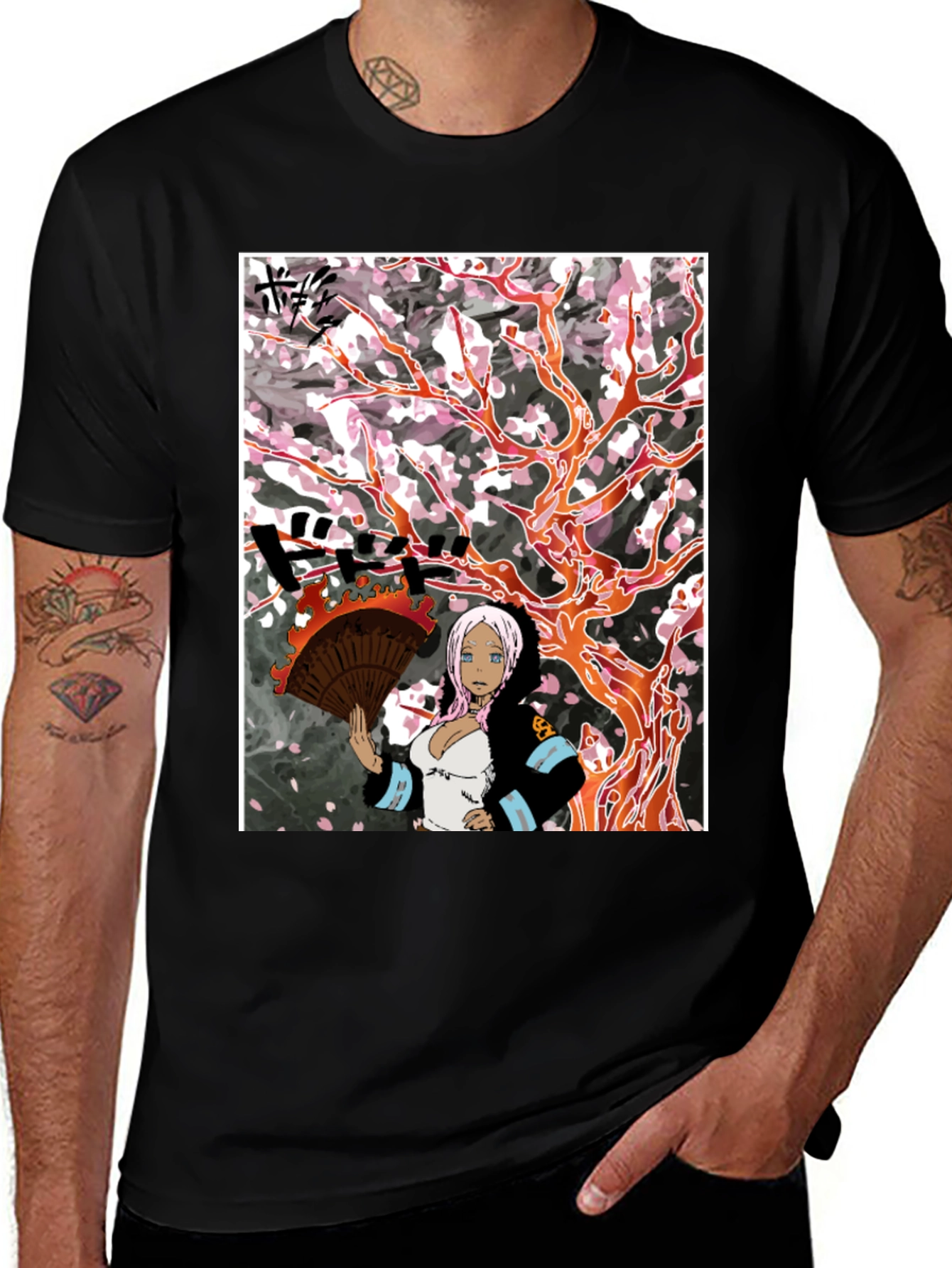 Anime Fire Force Tamaki Kotatsu T-Shirt