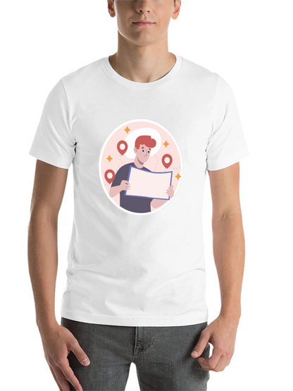 Black Graphic T-Shirt - Lost Traveler Design
