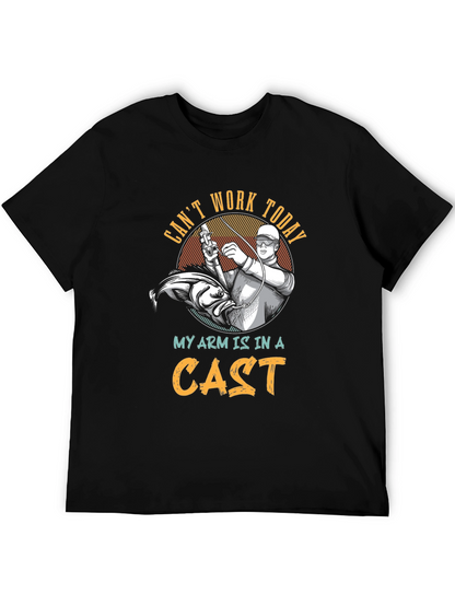 Funny Fishing T-Shirt: Cant Work Today