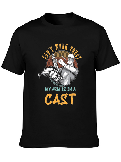 Funny Fishing T-Shirt: Cant Work Today