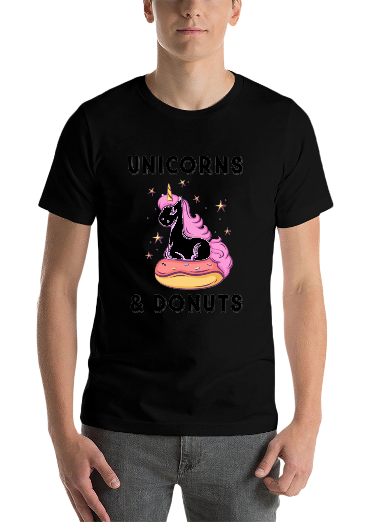 Unicorns & Donuts Graphic T-Shirt