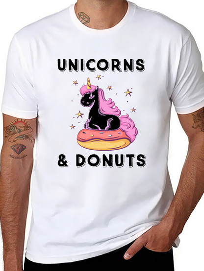 Unicorns & Donuts Graphic T-Shirt