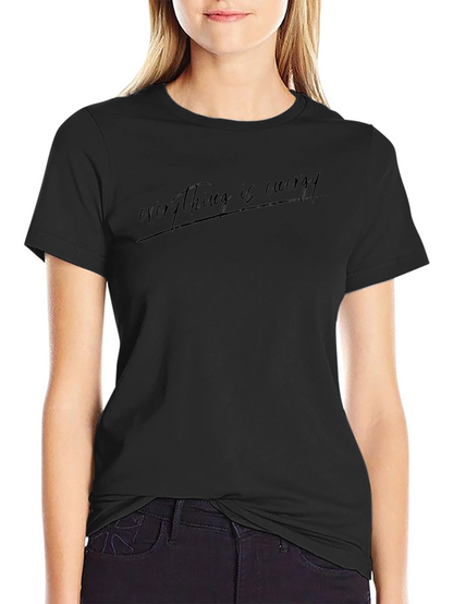 Everything is Energy Black T-Shirt
