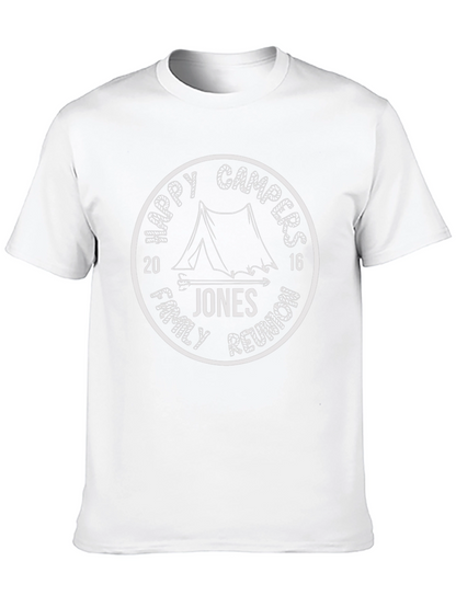 Happy Campers Family Reunion Black T-Shirt