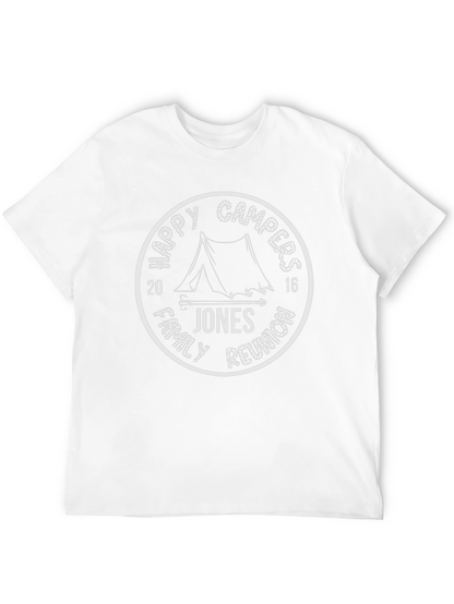 Happy Campers Family Reunion Black T-Shirt