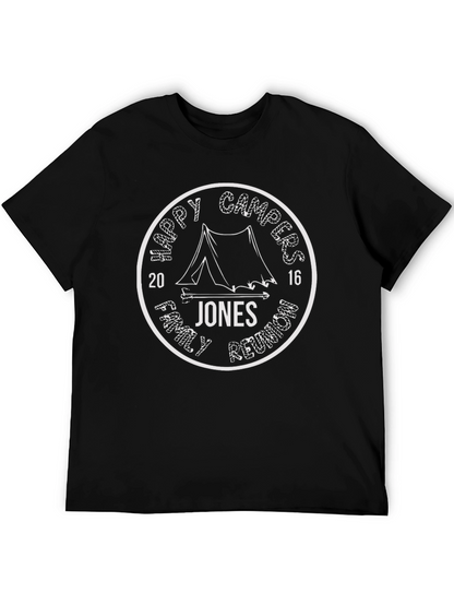 Happy Campers Family Reunion Black T-Shirt