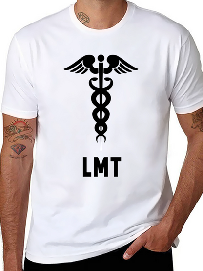 LMT Caduceus Black T-Shirt - Medical Professional Apparel