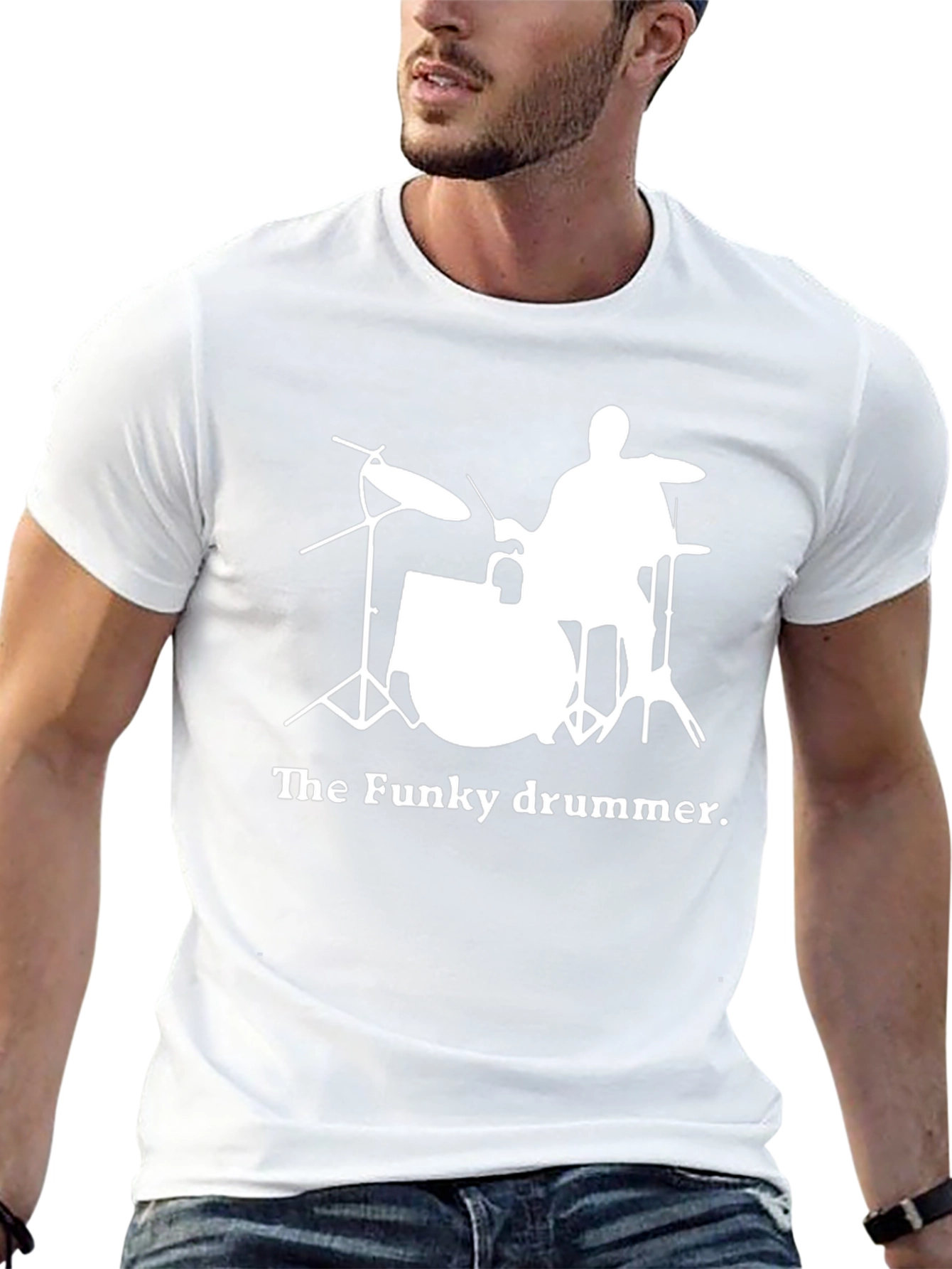 The Funky Drummer Black T-Shirt