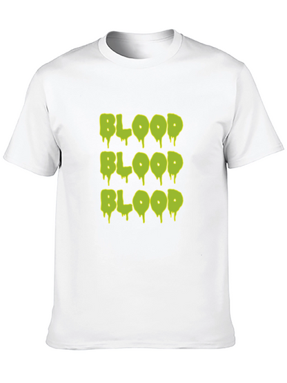 Glow Blood Graphic T-Shirt - Mens Black Tee