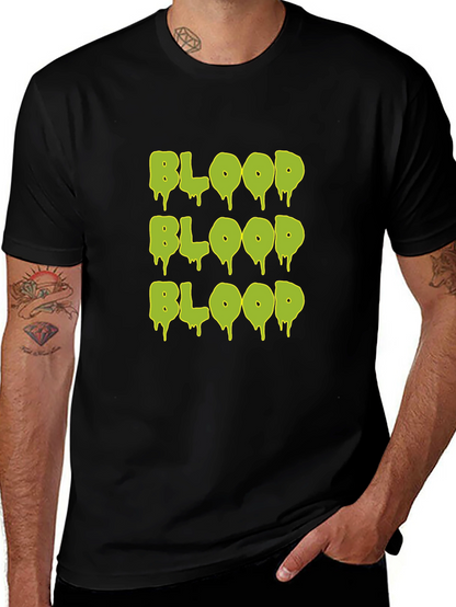Glow Blood Graphic T-Shirt - Mens Black Tee