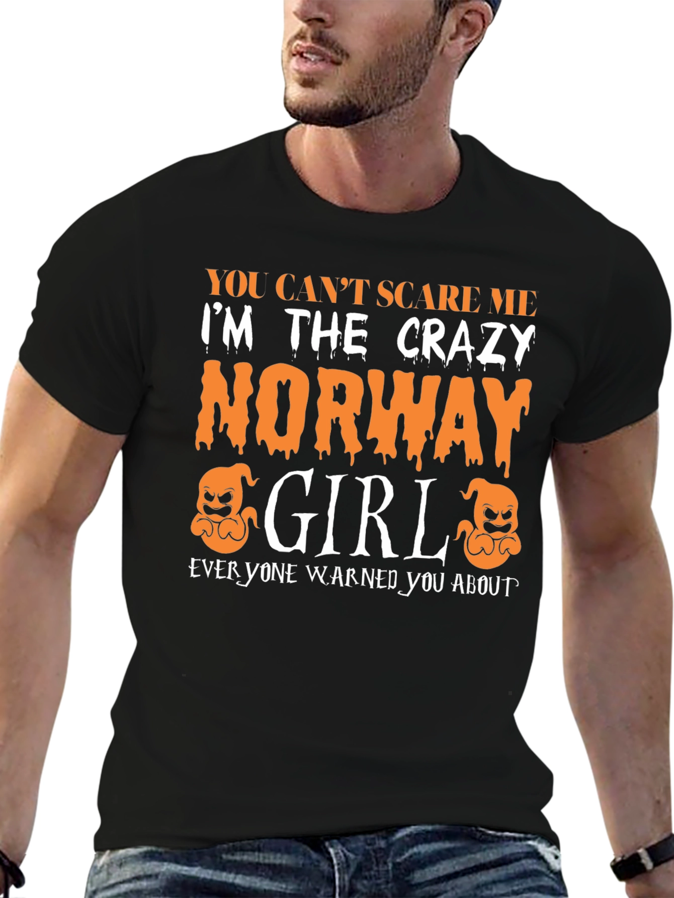 Crazy Norway Girl Halloween T-Shirt