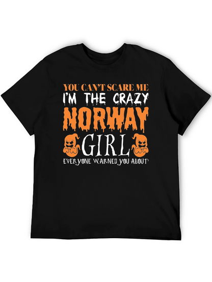 Crazy Norway Girl Halloween T-Shirt
