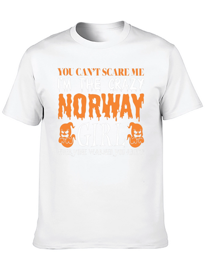 Crazy Norway Girl Halloween T-Shirt