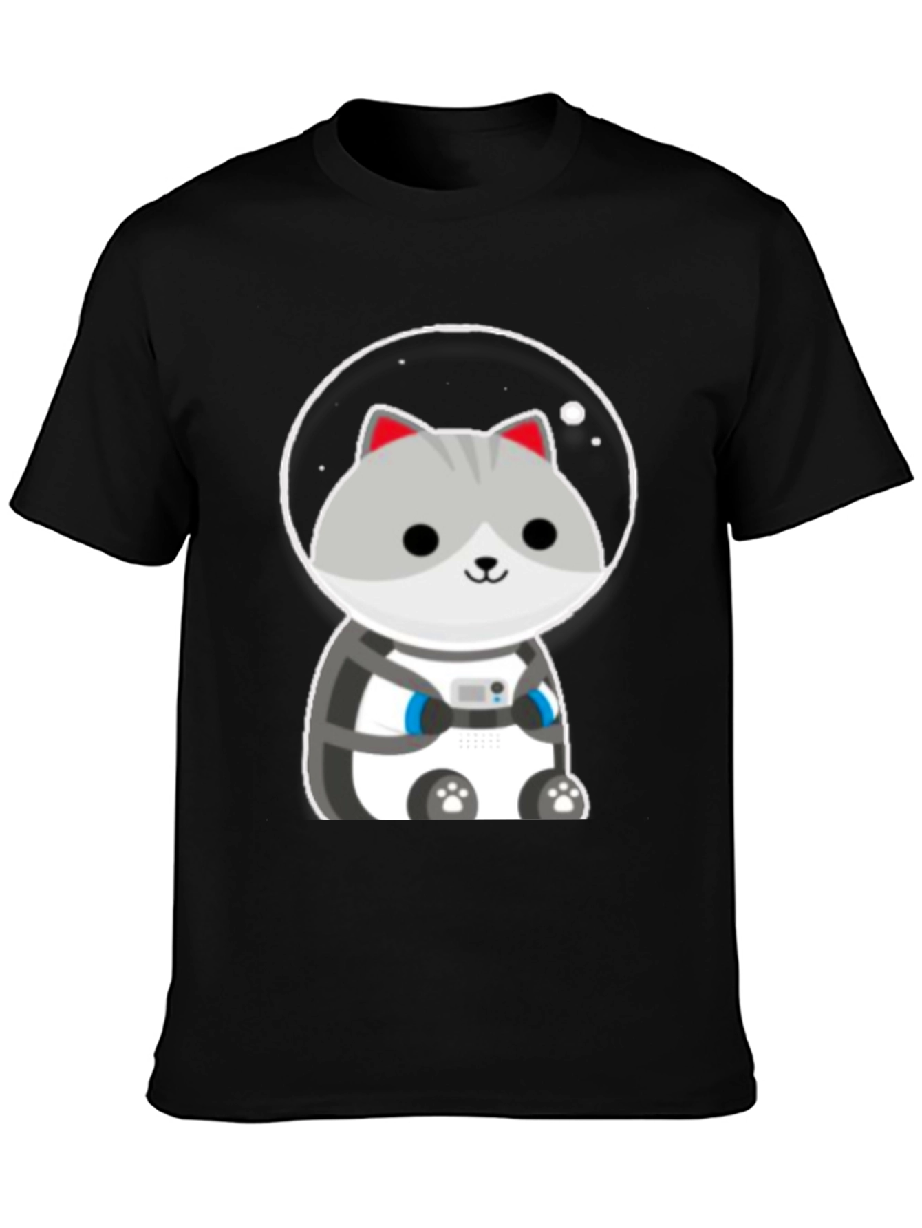 Astronaut Cat Graphic T-Shirt