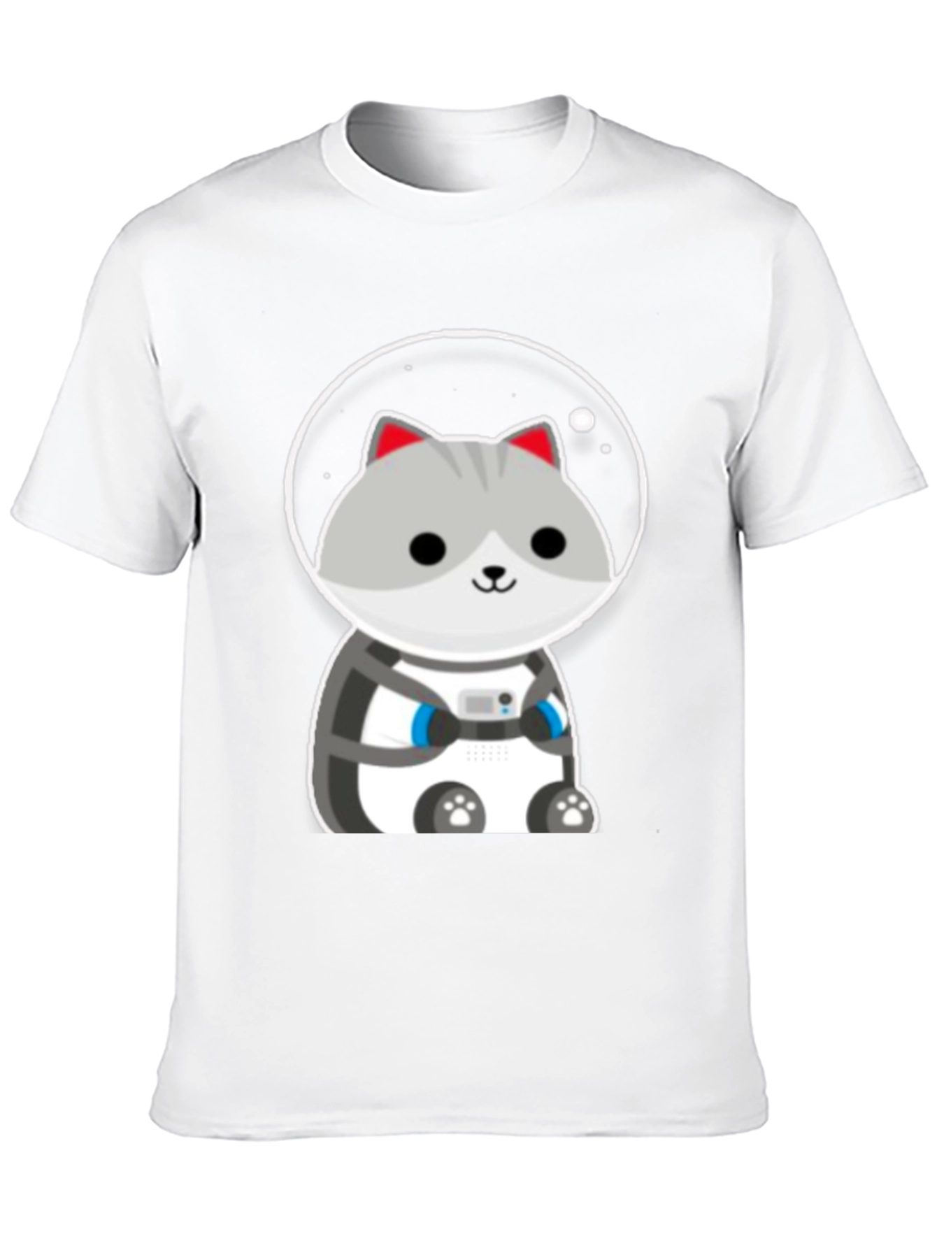 Astronaut Cat Graphic T-Shirt