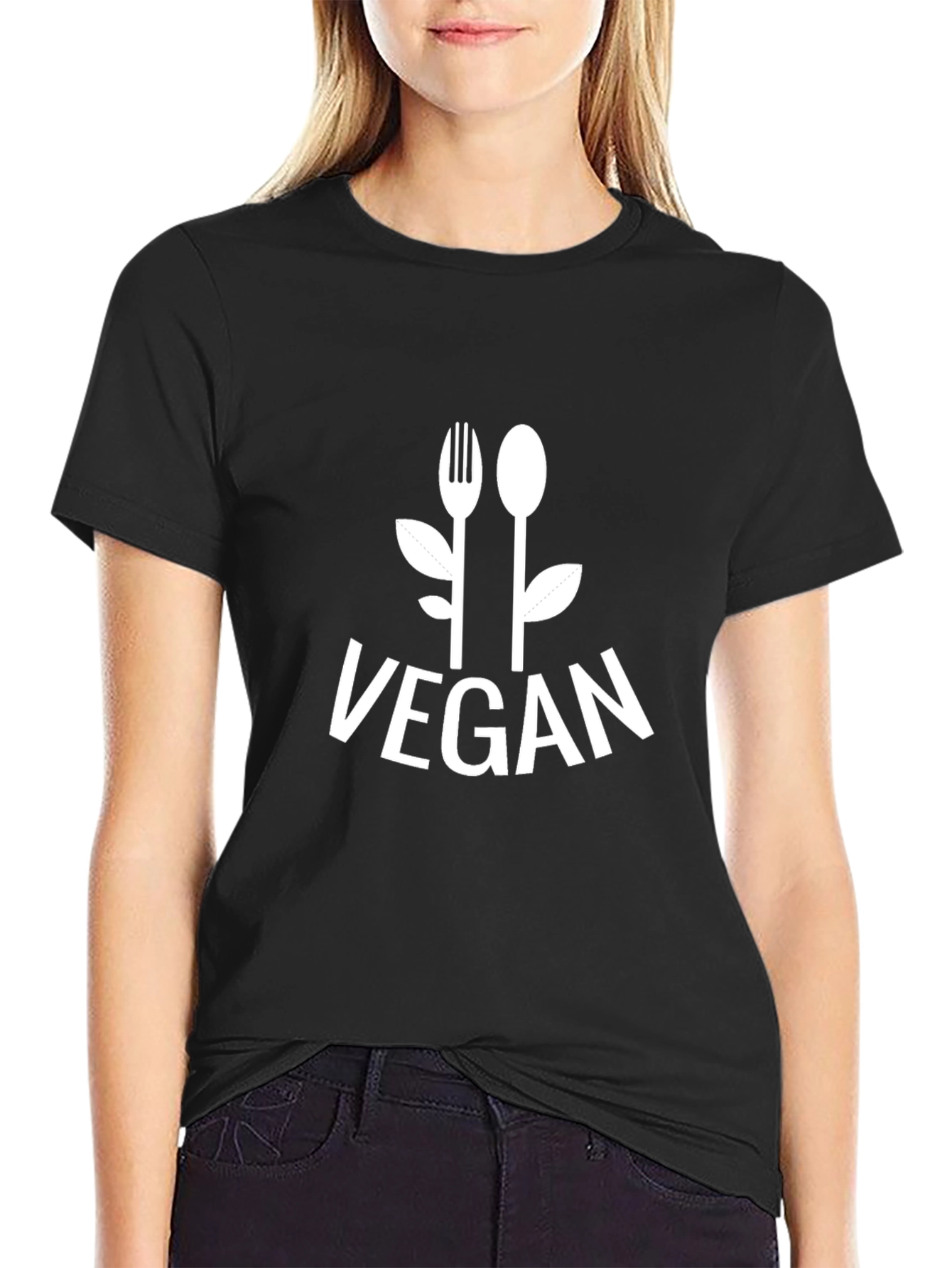 Vegan Spoon & Fork Graphic Tee - Unisex