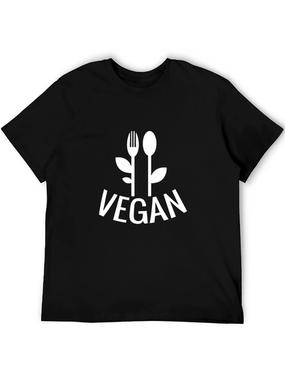 Vegan Spoon & Fork Graphic Tee - Unisex