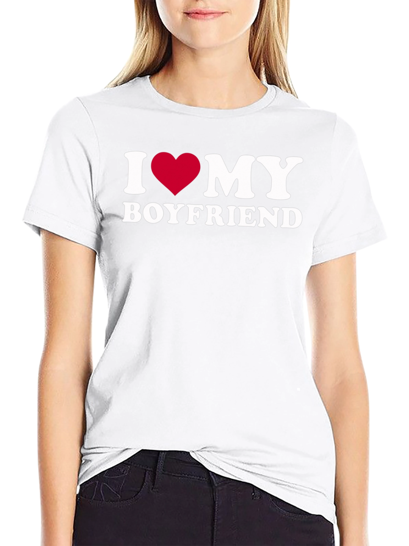 I Heart My Boyfriend Graphic Tee