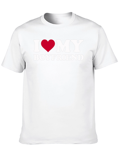 I Heart My Boyfriend Graphic Tee