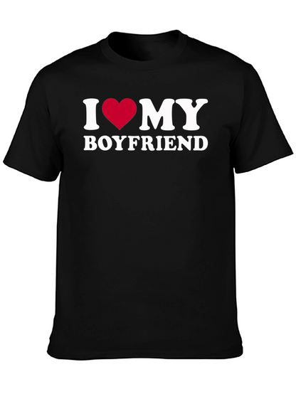 I Heart My Boyfriend Graphic Tee