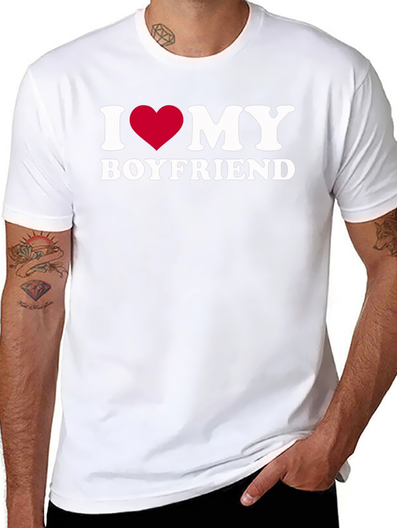 I Heart My Boyfriend Graphic Tee