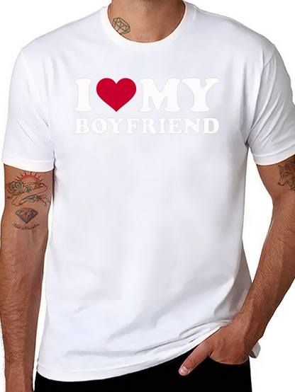 I Heart My Boyfriend Graphic Tee