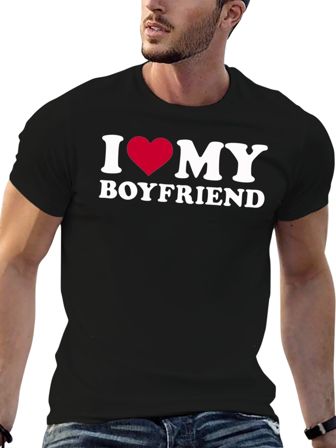 I Heart My Boyfriend Graphic Tee