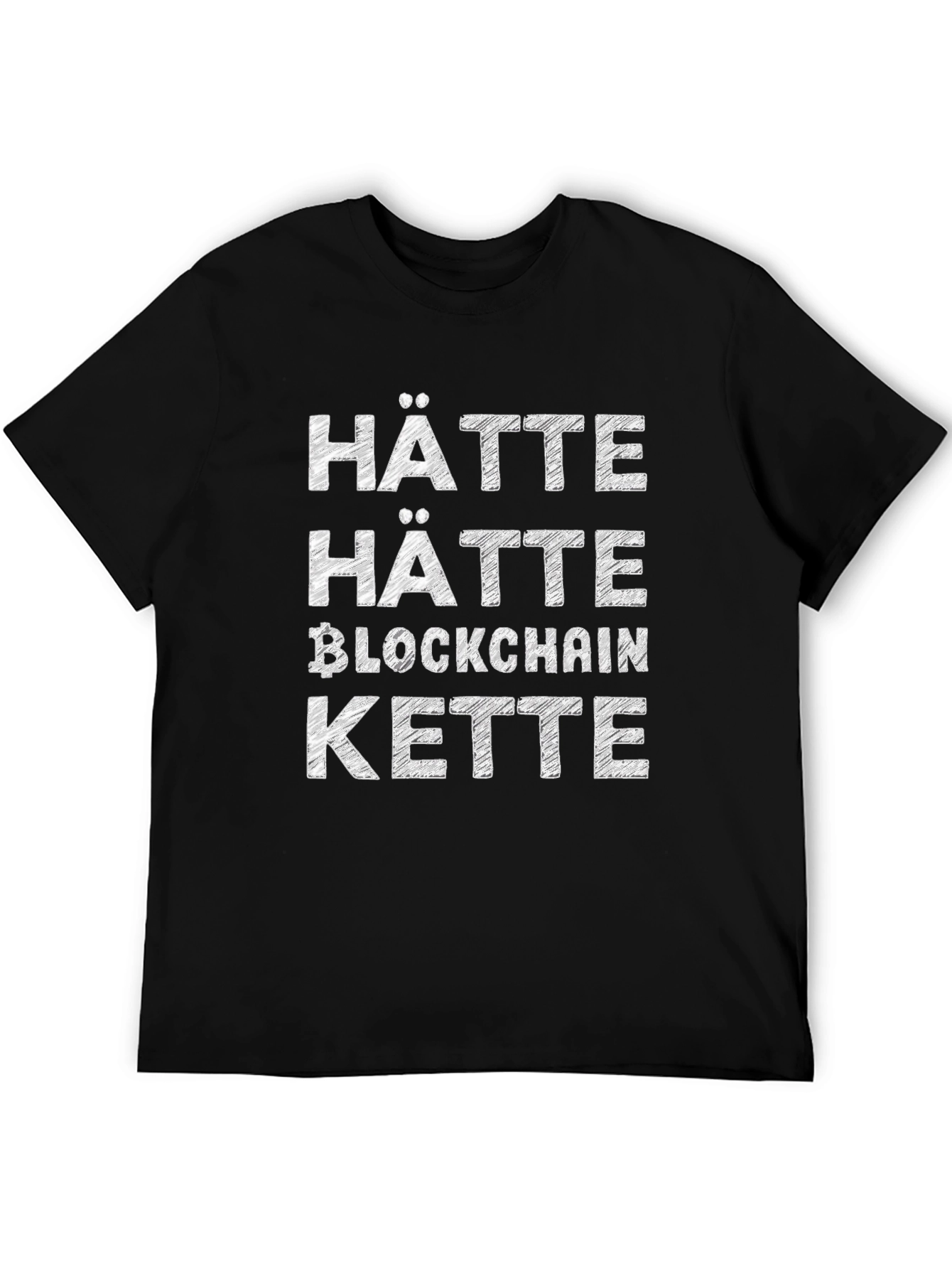 Hätte Hätte Blockchain Kette T-Shirt