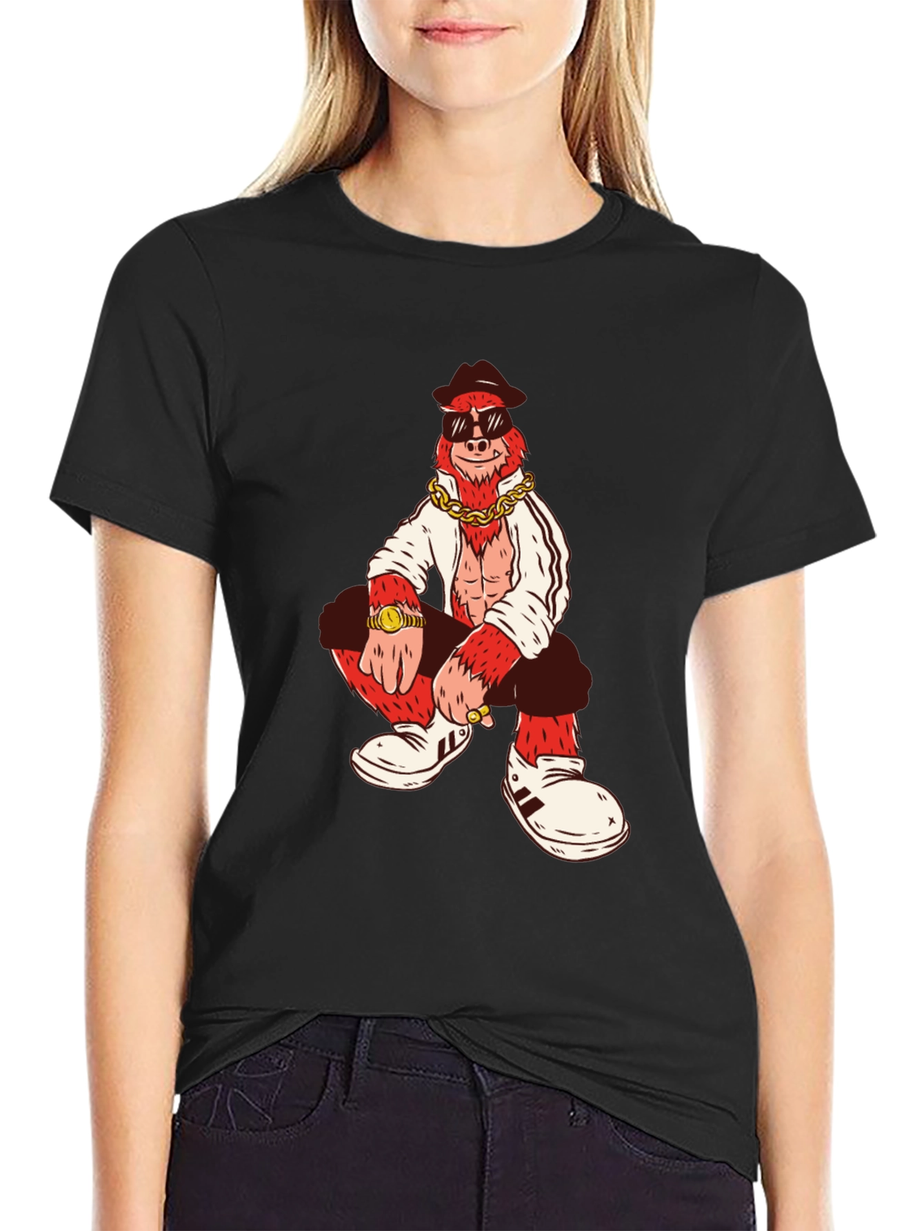 Gangster Gorilla T-Shirt - Cool Graphic Tee