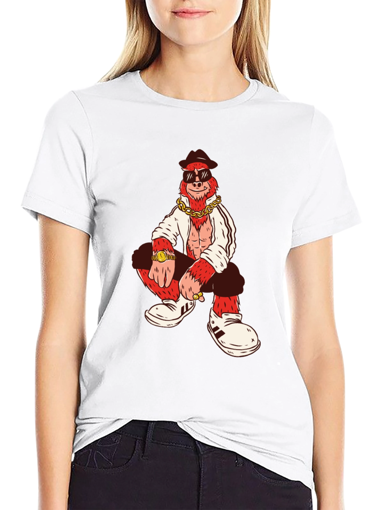 Gangster Gorilla T-Shirt - Cool Graphic Tee
